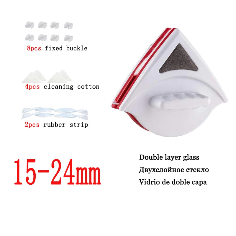Magnetic Glass Brush Double Side Glass Cleaning Brush For Window Cleaning Household Cleaning Tool Magnetic Window Cleaner Brush