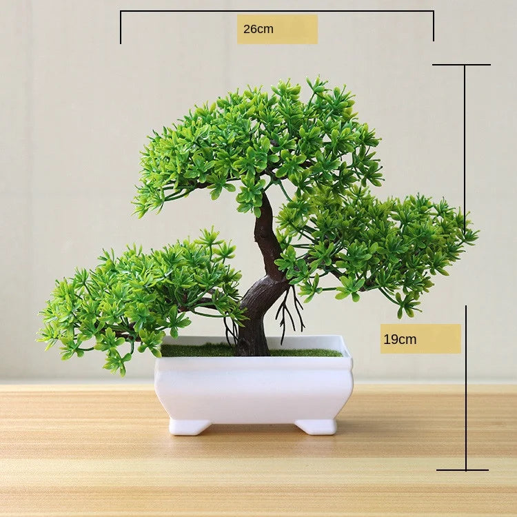 New Green Artificial Plants Bonsai Small Tree Grass Flower Potted Bonsai Halloween Wedding Christmas Party Home office decor