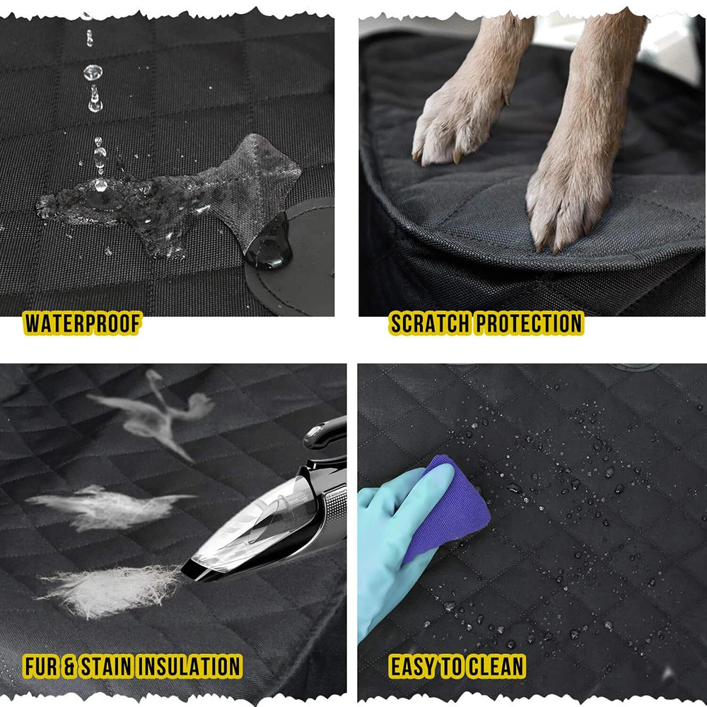 Dog Car Seat Cover 100 Percent Waterproof Pet Cat and Dog Carrier Mat for Cars Trucks and SUV Front Seat