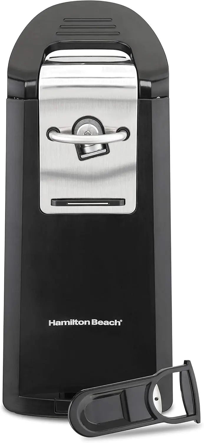 Hamilton Beach Smooth Touch Electric Automatic Can Opener Easy Push Down Lever Eliminates Sharp Edges Opens All Standard-Size