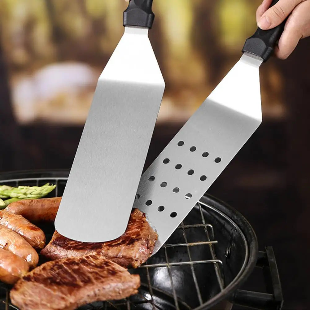 Grill Spatula Stainless Steel Bbq Tool Set for Outdoor Grilling