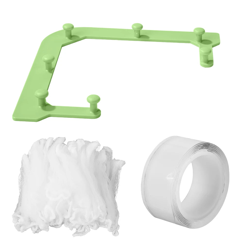 Kitchen Sink Filter Set Strainer Basket Leftover Sink Mesh Vegetable Fruit Drainer Basket Sink Filter Shelf Drainage Accessories