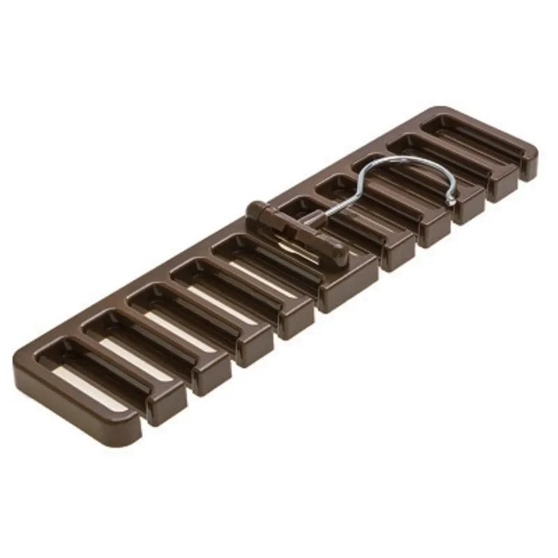 1-12Pcs Multifunctional Belt Organizer Hanging Tie Rack Belt Hanger Clothes Rack Organizer Tie Rack Home Closet Organizer