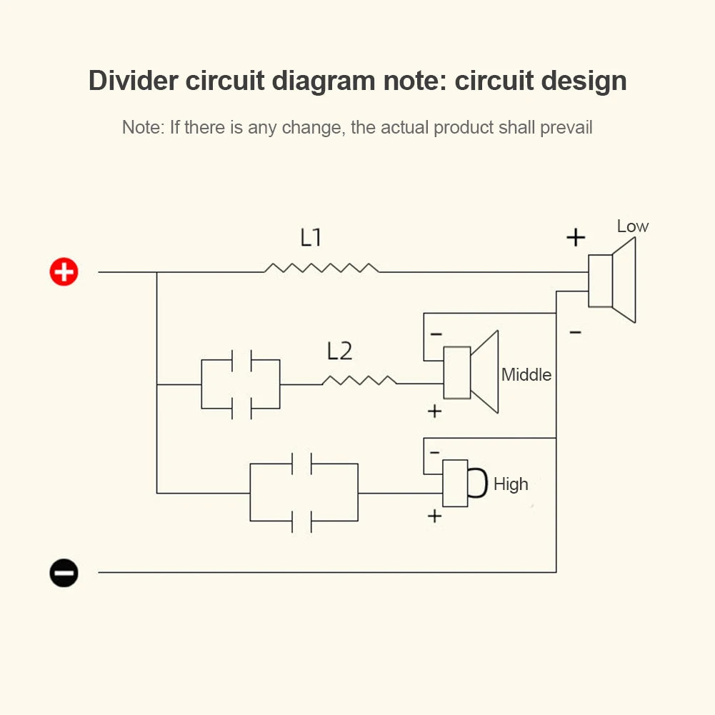150W Three Way Speaker Crossover Module For HiFi Audio