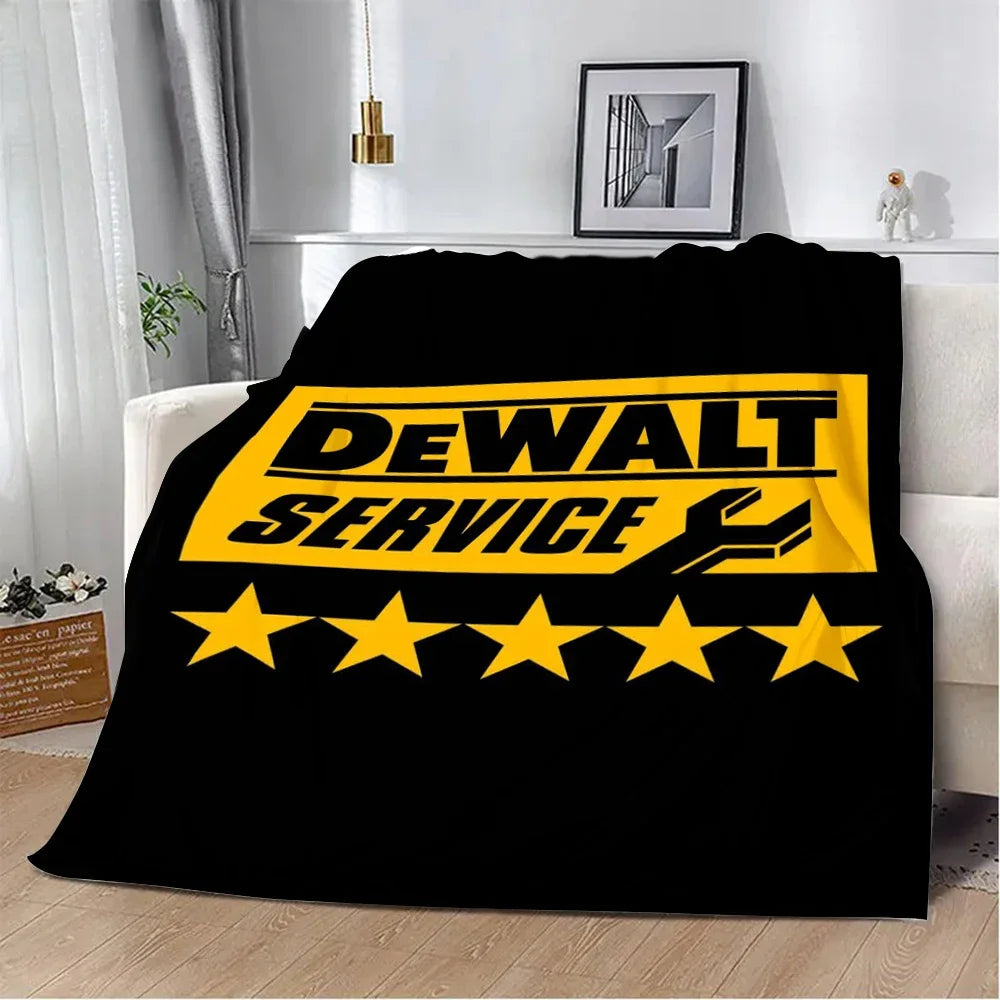 Dewalts Impresso Cobertor para Piquenique, Quente e Macio e Confortável, Viagem Doméstica e Presente de Aniversário, Excelentes