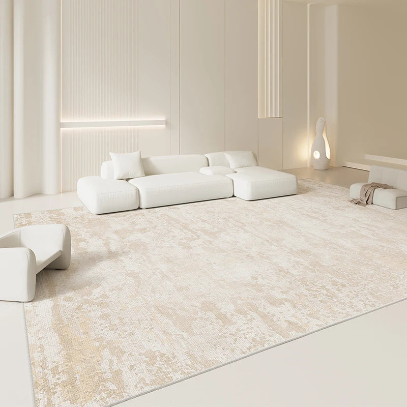 Italian Minimalist Carpets for Living Room Light Luxury Bedroom Decor Plush Carpet Fluffy Soft Grey Area Rug Home Thickened Mat