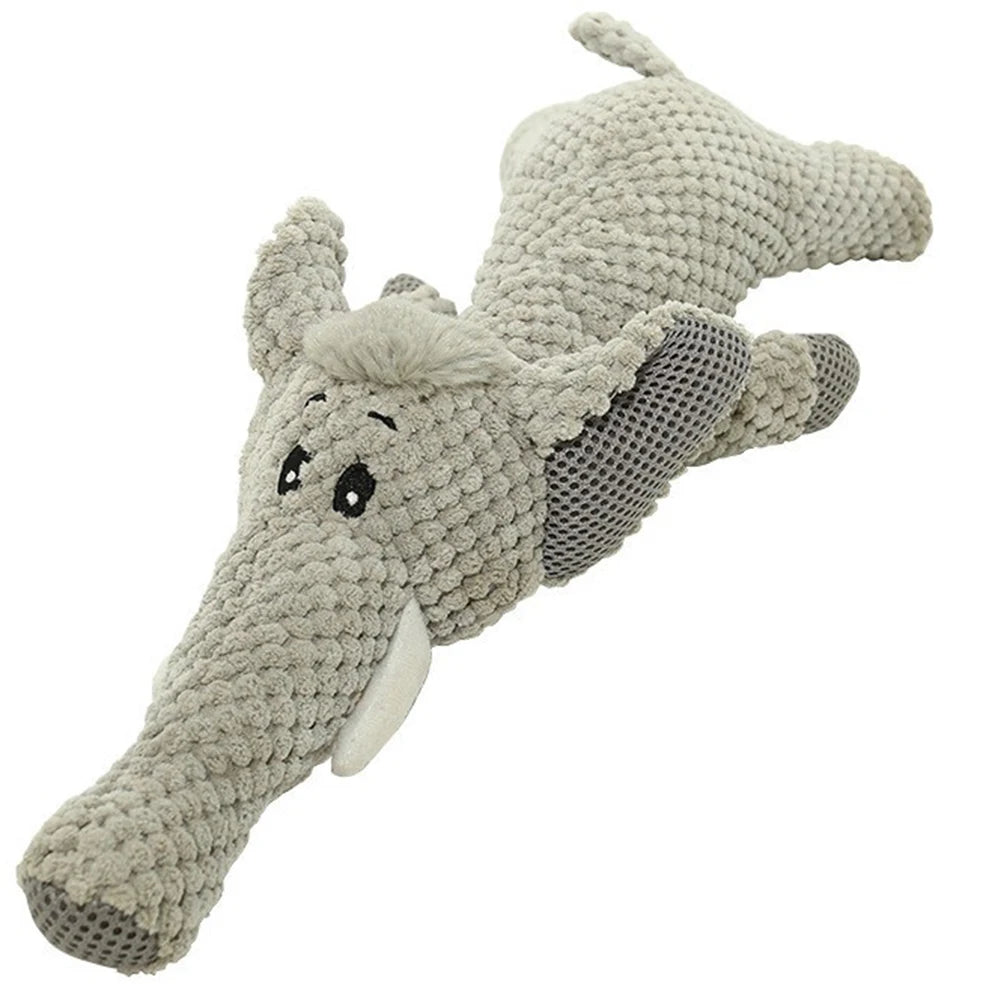 Durable Plush Dog Toy Squeak Chew For Playful Puppies