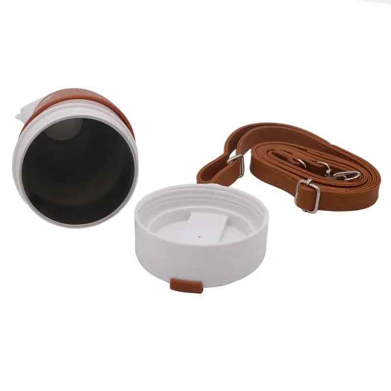 1Pc Stainless Steel Goat Horns Thermos Mug Coffee Cup Insulation Vacuum Flask Couple Traveling Hot Water Tea Cup
