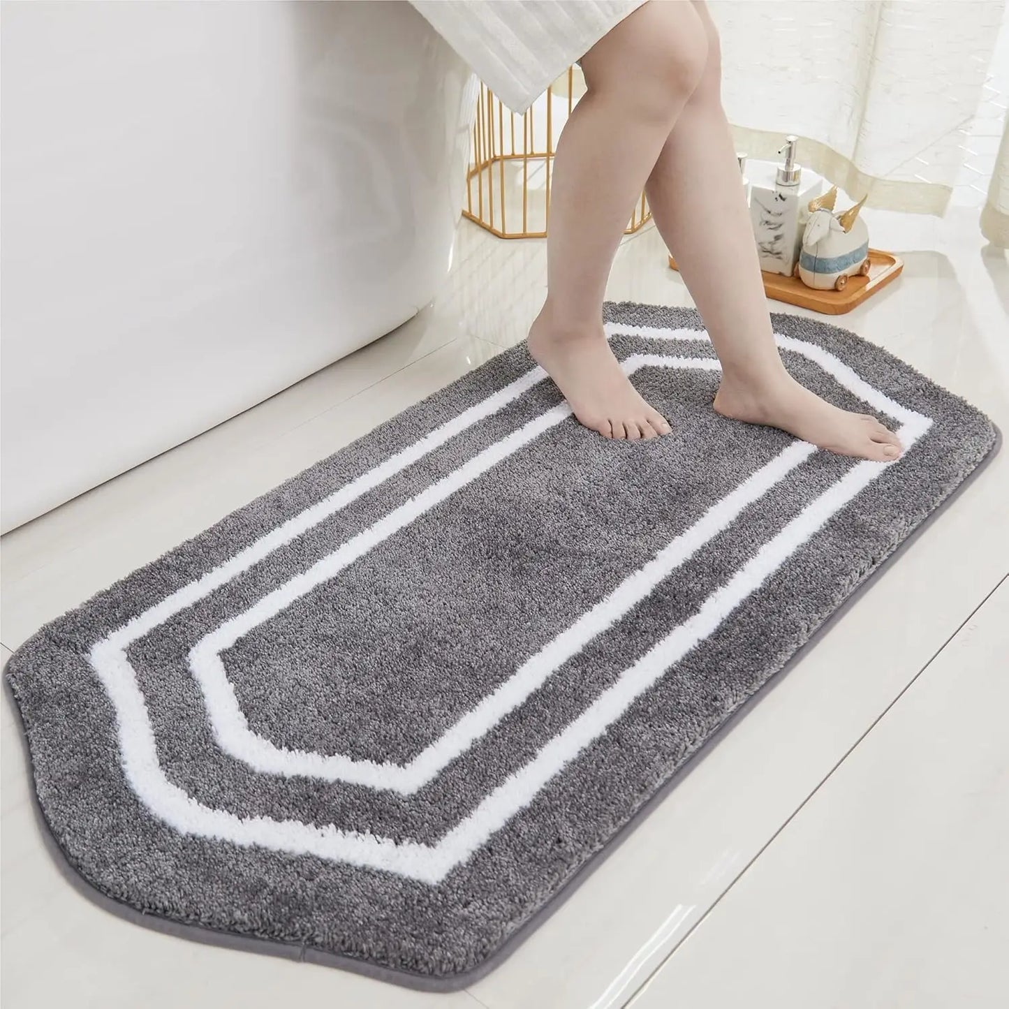 Extra Thick Bath Linen Sets Rugs for Bathroom 24x48 Inches