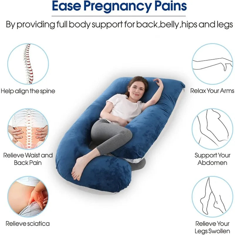 Pregnancy Maternity Pillows for Sleeping 55 Inches U-Shape