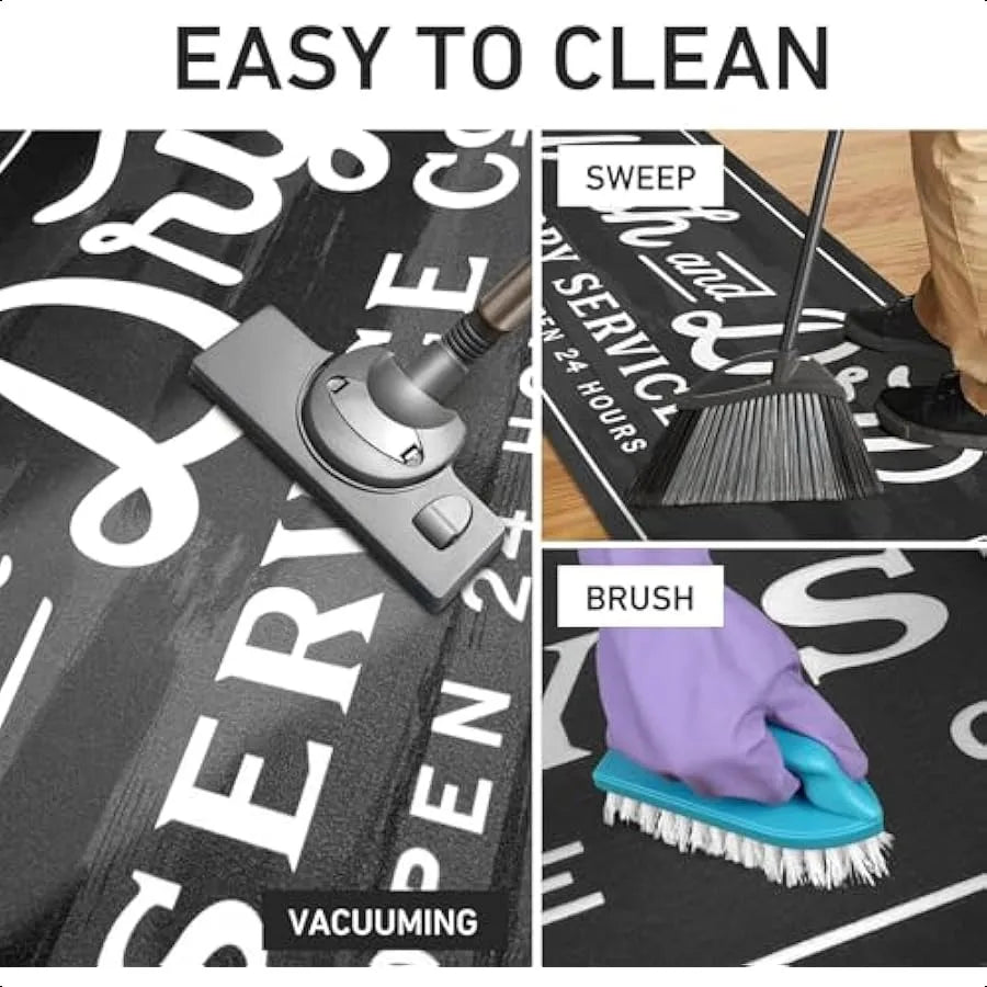 Laundry Room Rug Runner 20 Inch by 31 Inch Non Slip Washable Waterproof Kitchen Mat Mudroom Floor Carpet