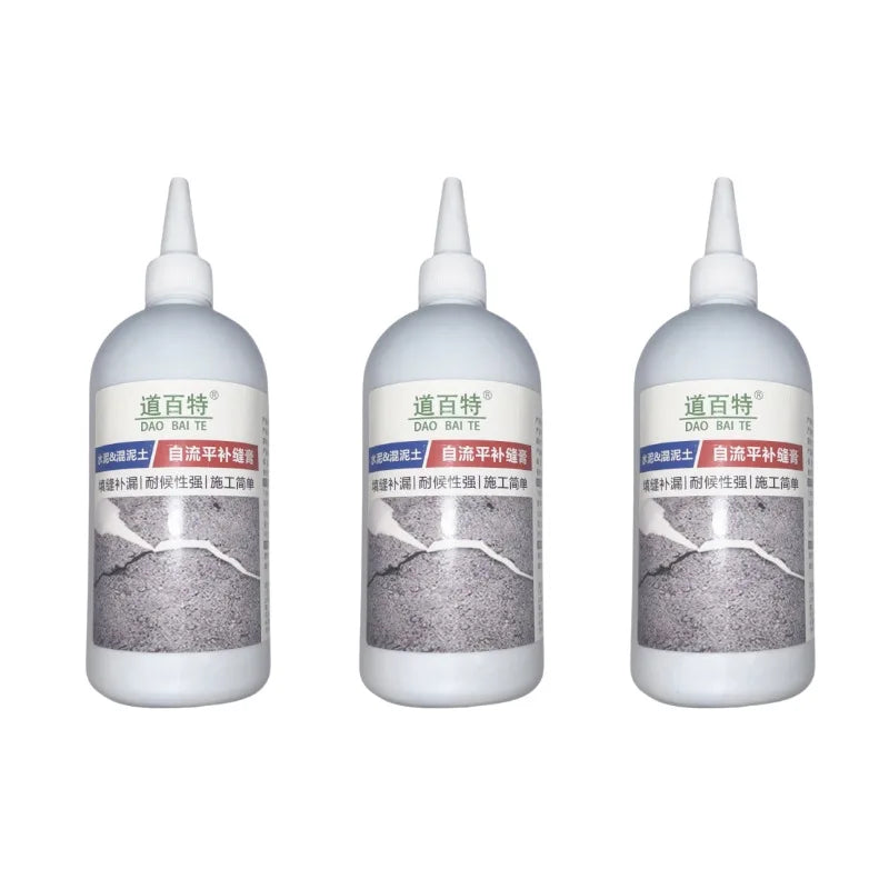 Waterproof Adhesive Leak Repair Concrete Crack Filler - Quick Setting High Strength Sealant for Roof Wall Floor Pool Leakage Fix