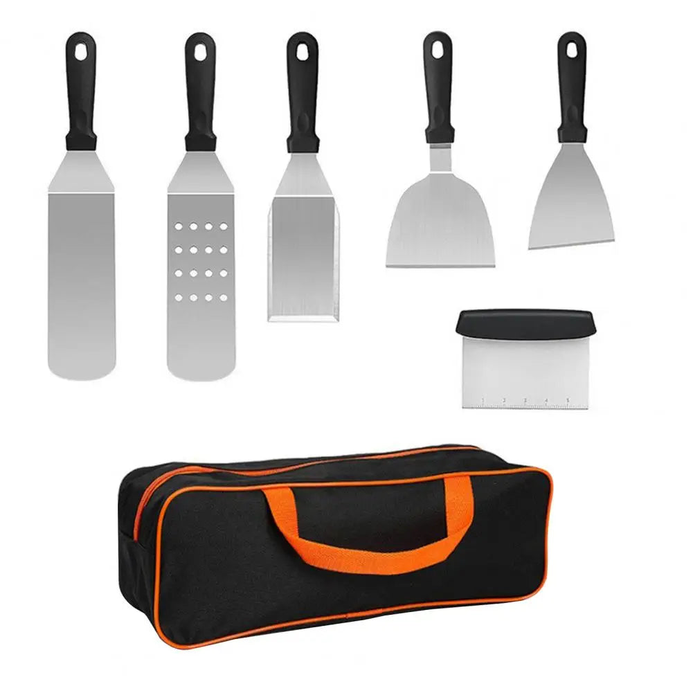 Grill Spatula Stainless Steel Bbq Tool Set for Outdoor Grilling