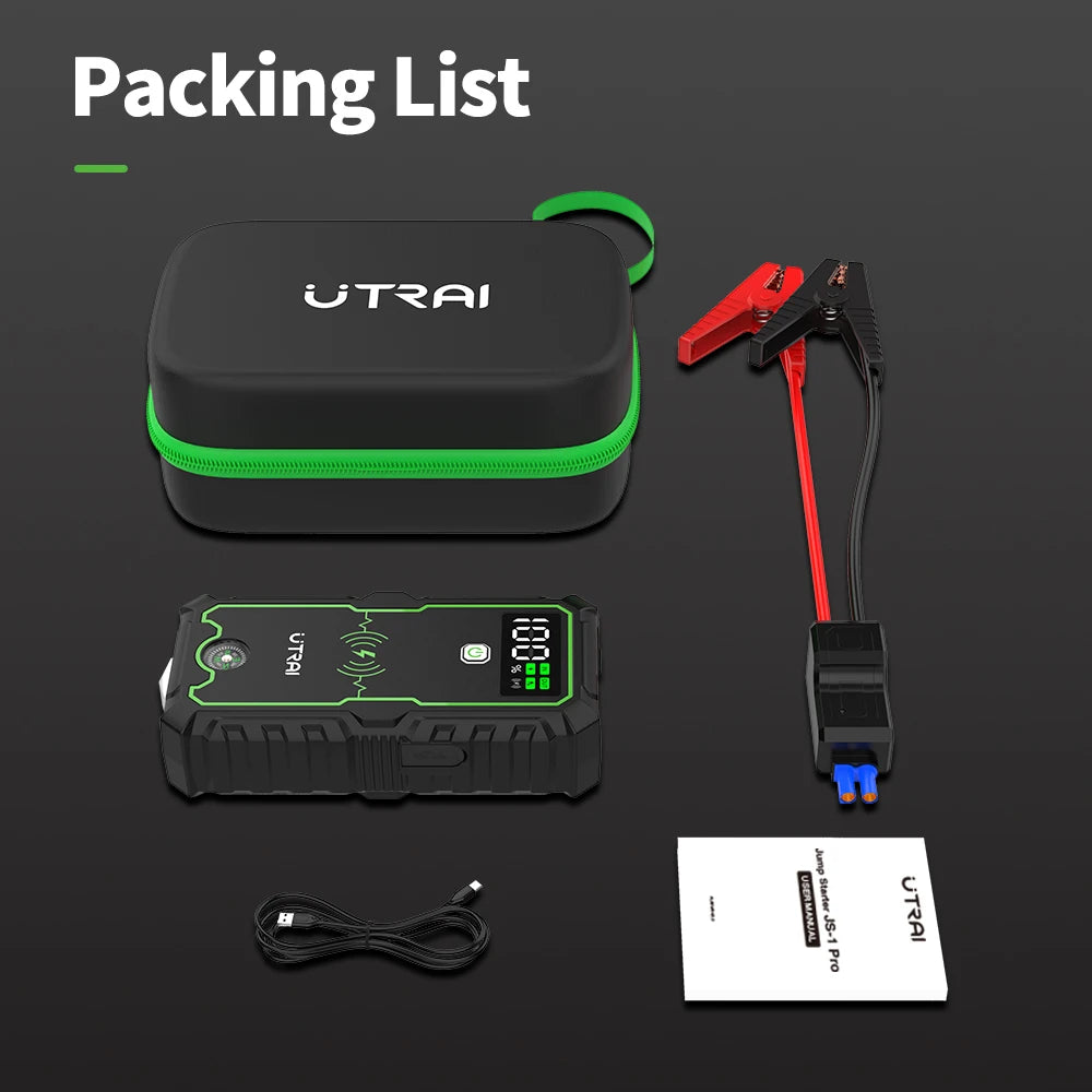 UTRAI Jump Starter Power Bank For Cars Emergency Booster