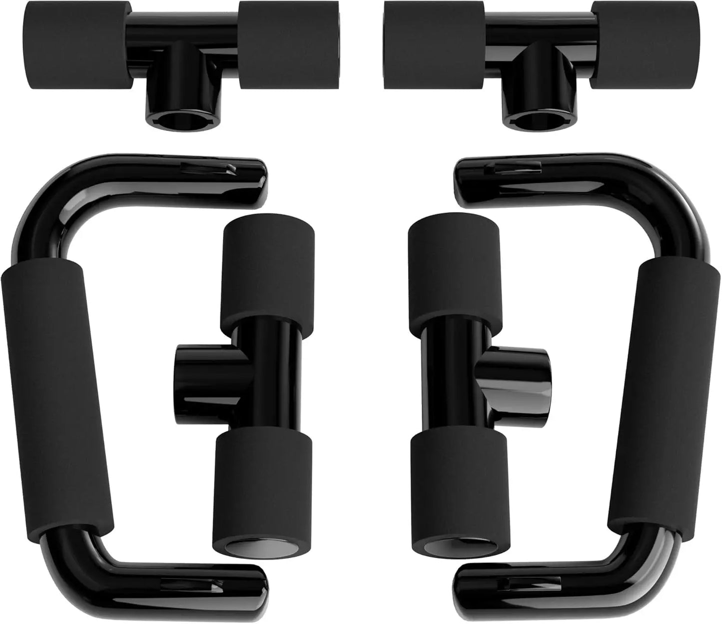Push Up Bars with Cushioned Foam Grip and Non-Slip Structure - Durable Gym Equipment for Home Workouts