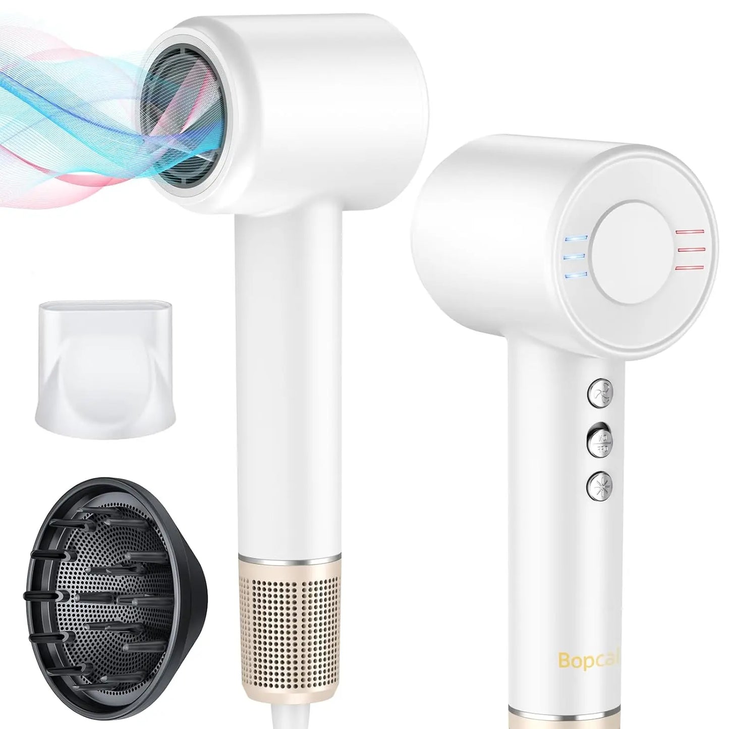 Electric Hair Dryer 120000RPM Brushless Negative Ions 1500W