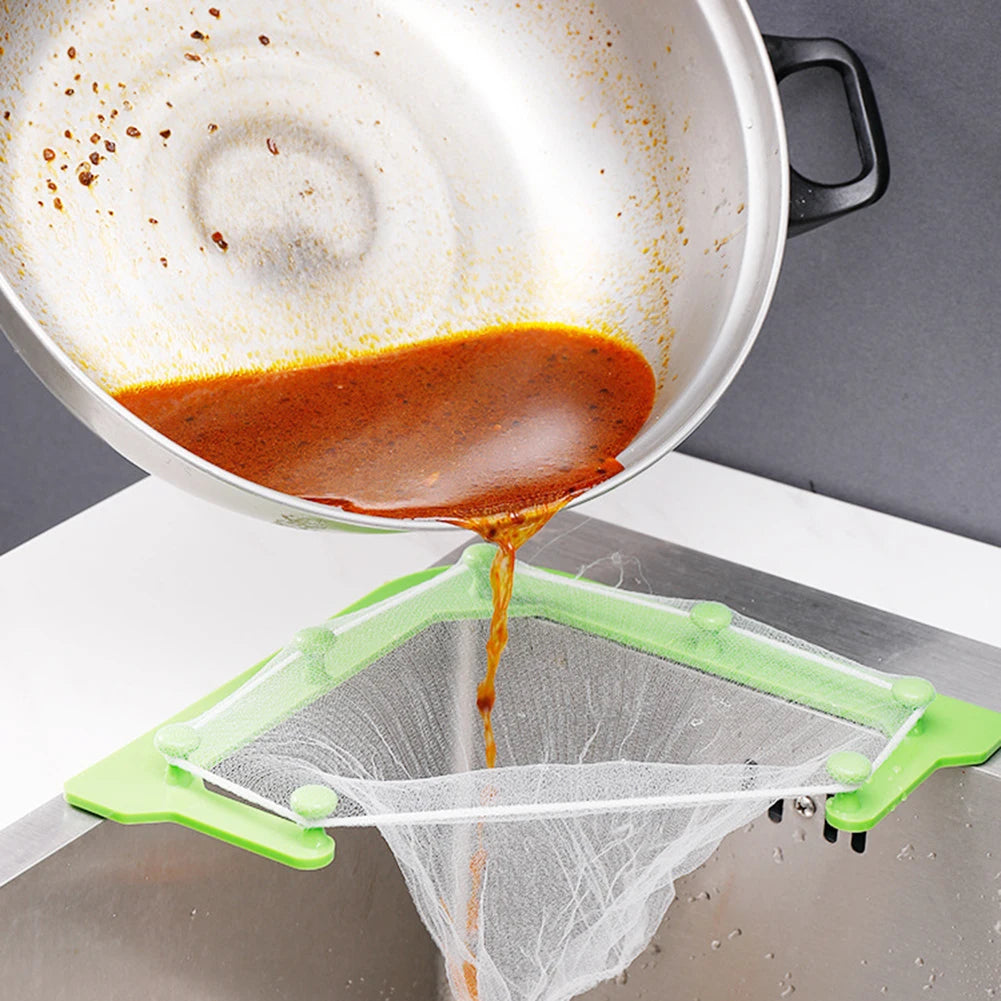 Kitchen Sink Strainer Basket And Drainage Mesh Filter Set