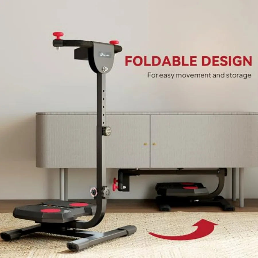 Foldable Abs Twister Board For Core Fitness Time Tracker