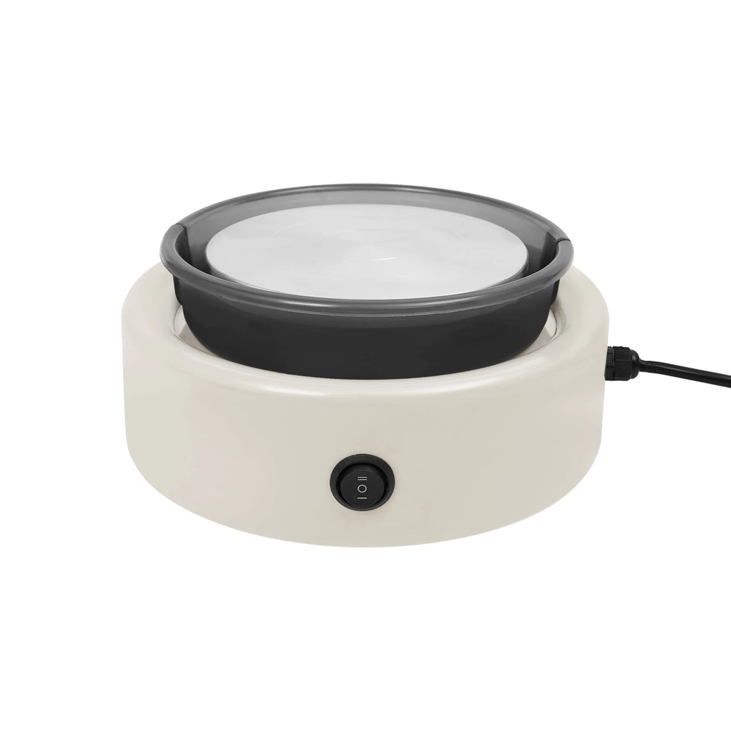Electric Pottery Wheel, Adjustable Mini Pottery Wheel Machine with Foot Pedal for Beginners Adults Kids Home Art Craft Studio