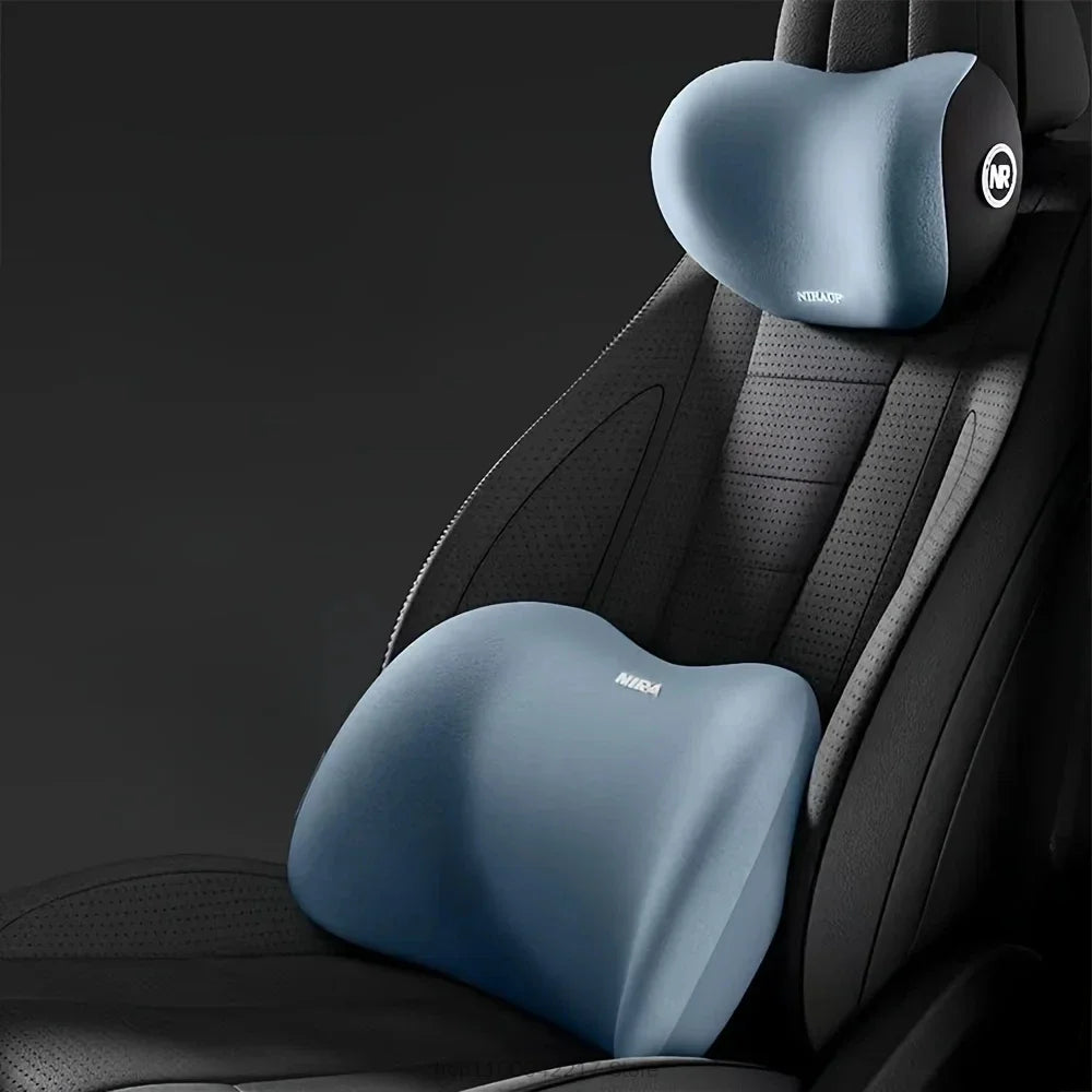 Universal Automotive seat cushion all season universal Ergonomic Memory Foam Car Seat Cushion-lumbar cushion or headrest or set
