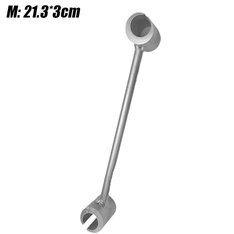 Double Head Hinge Gap Adjusting Wrench for Home Hinge Gaps Repair Hand Tools Steel Door Hinge Repair Spanner Labor-Saving Wrench