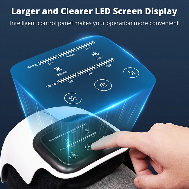 Medcursor Electric Heating Massage Knee Pad Wireless Heated Knee Massager