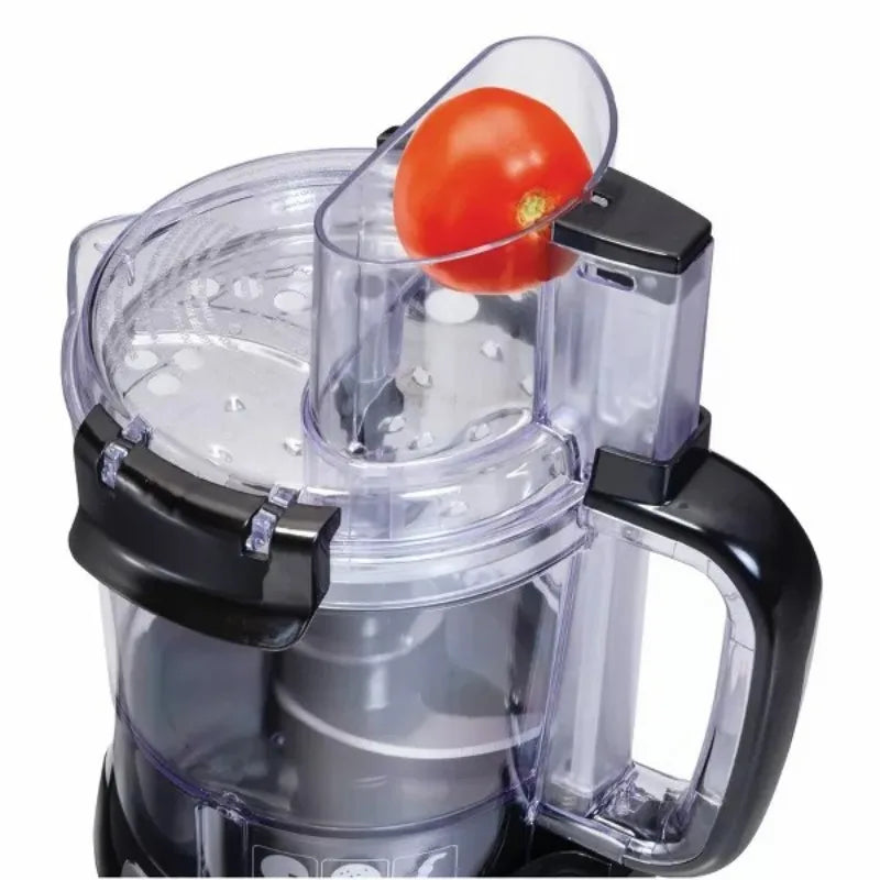 Hamilton Beach 12 Cup Stack and Snap Food Processor Black
