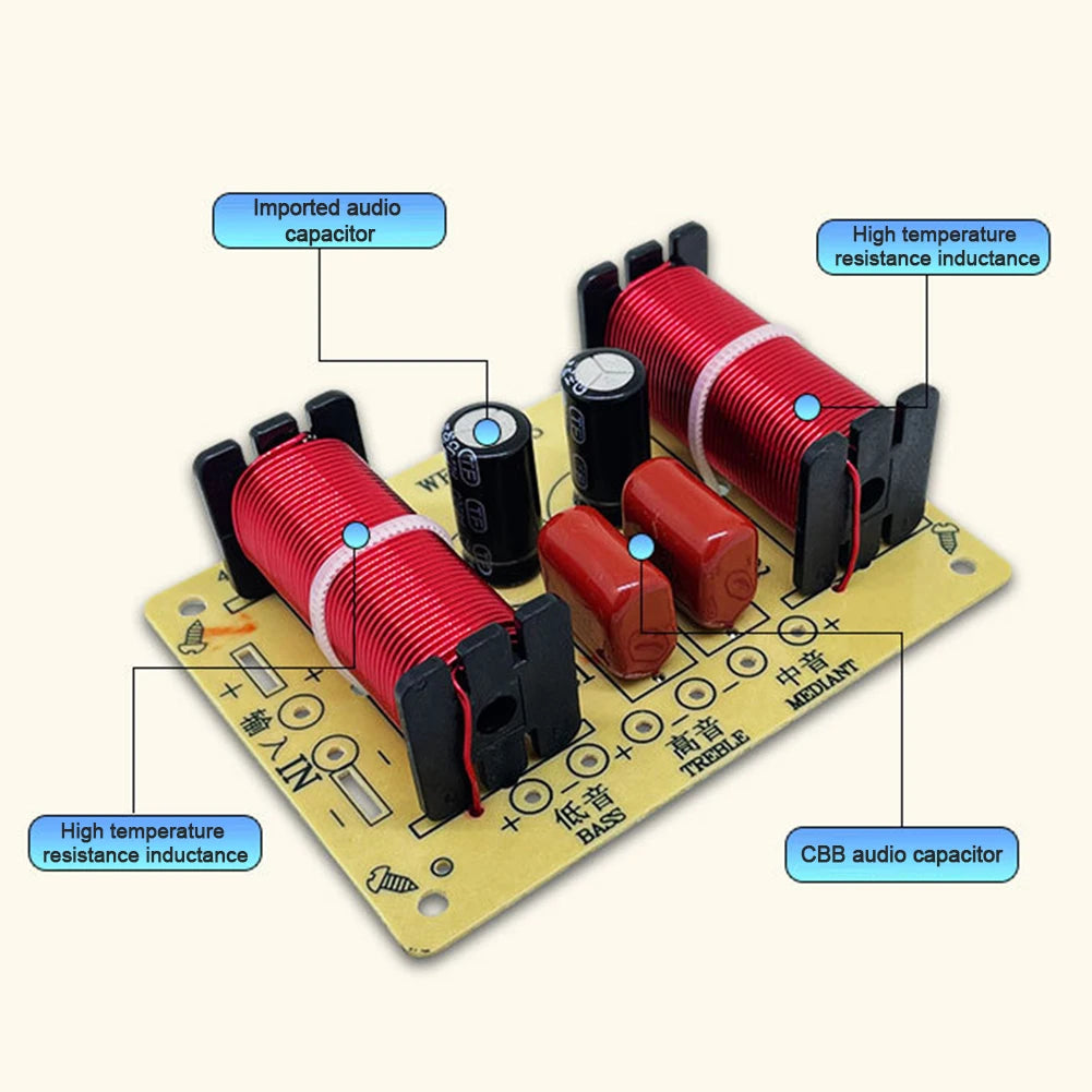 150W Three Way Speaker Crossover Module For HiFi Audio