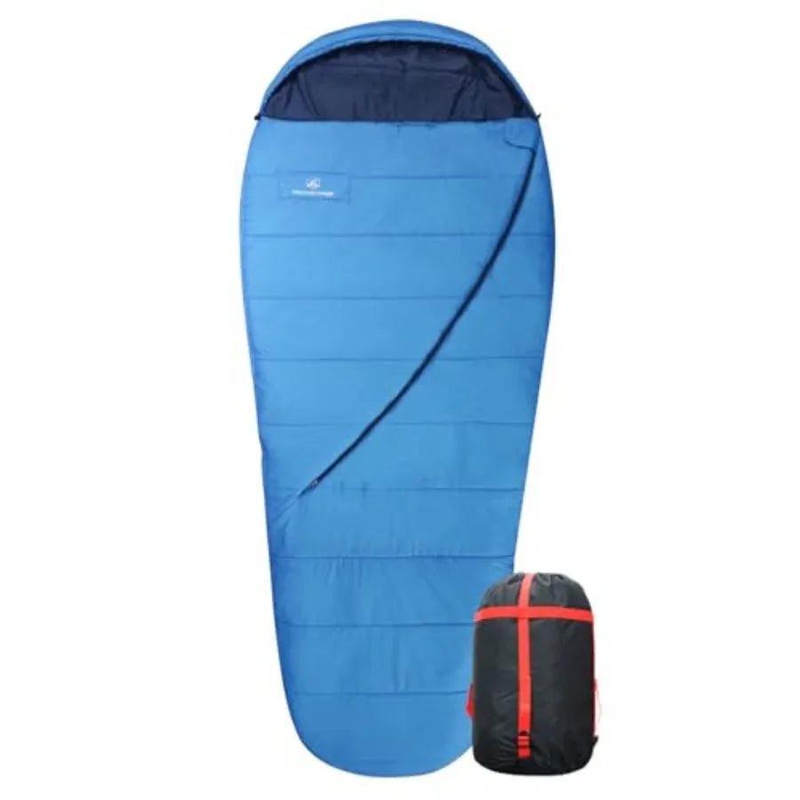 Balance Sleeping Bag for Adult, ColdandWarm Weather with Compression Sack and Water Resistant for Family Camping, Travel and Ca