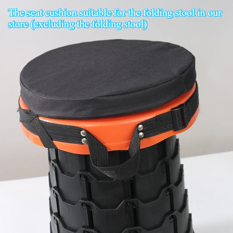 1/2Pcs Upgraded Foldable Stool, Thickened, Portable Foldable Stool, Retractable Stool, Suitable for Fishing, Hiking, Barbecue, Parties, Outdoor Activities, Gardening, Rainbow Stool, Camping Gear