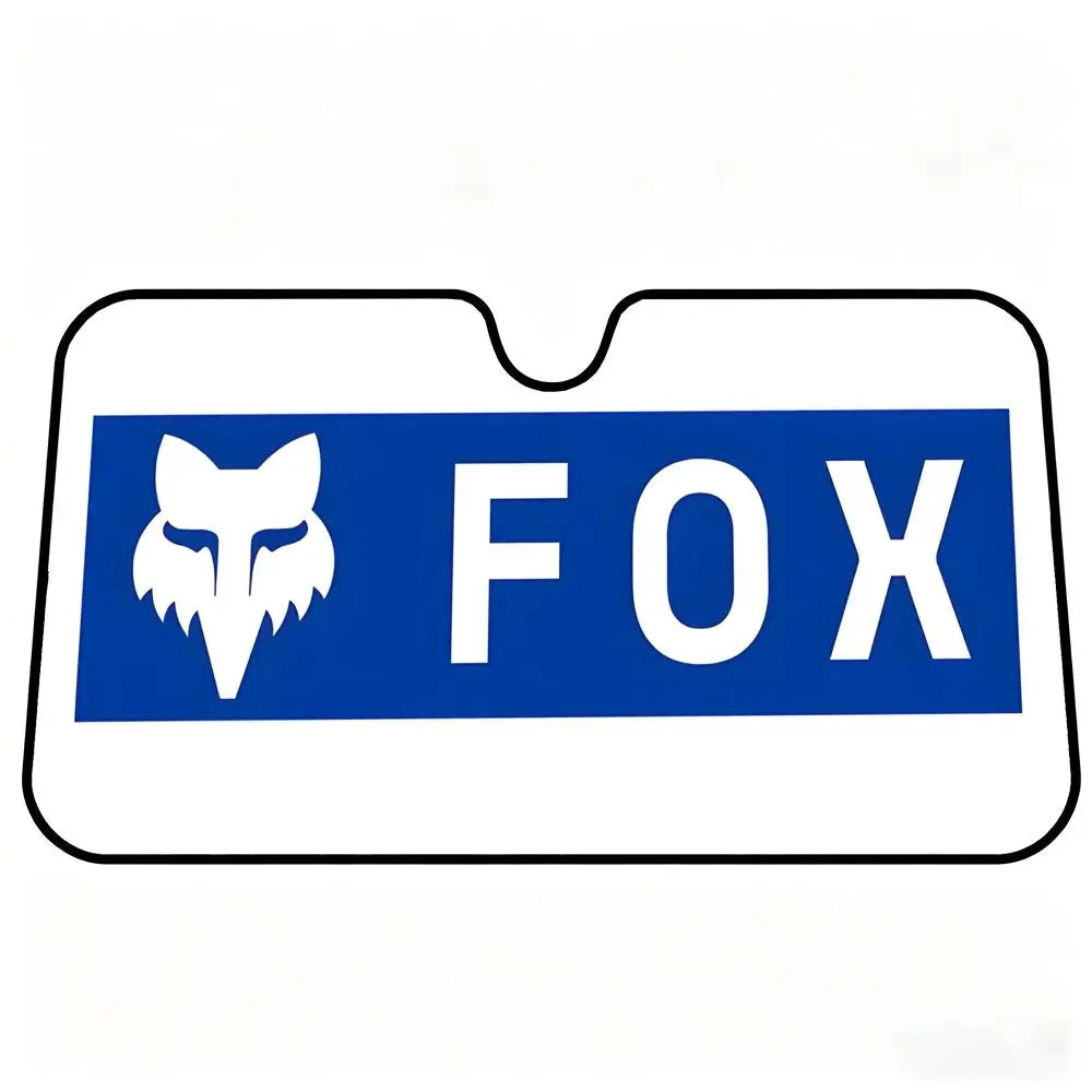 Sun Visor Car Windshield Sunshade Foldable Automotive Protection Sun Block Cover spoof FOX Racing