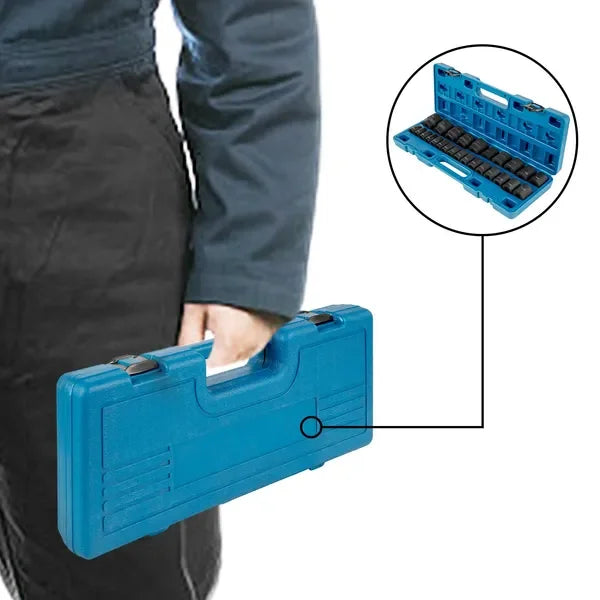 VEVOR 26 Piece Impact Socket Set IndustrialGrade CRV Sockets