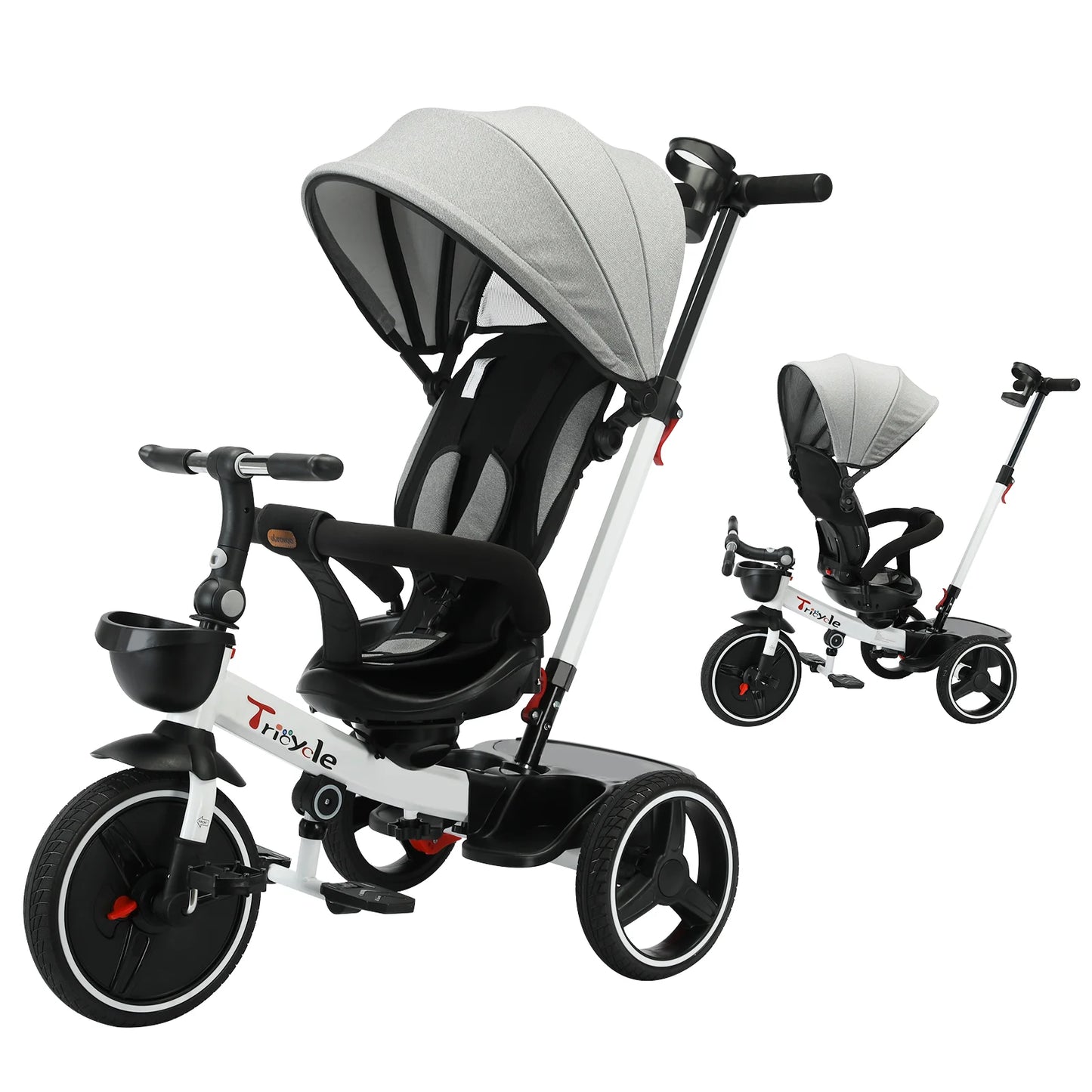 Ubravoo Five In One Baby Stroller Tricycle Ride On