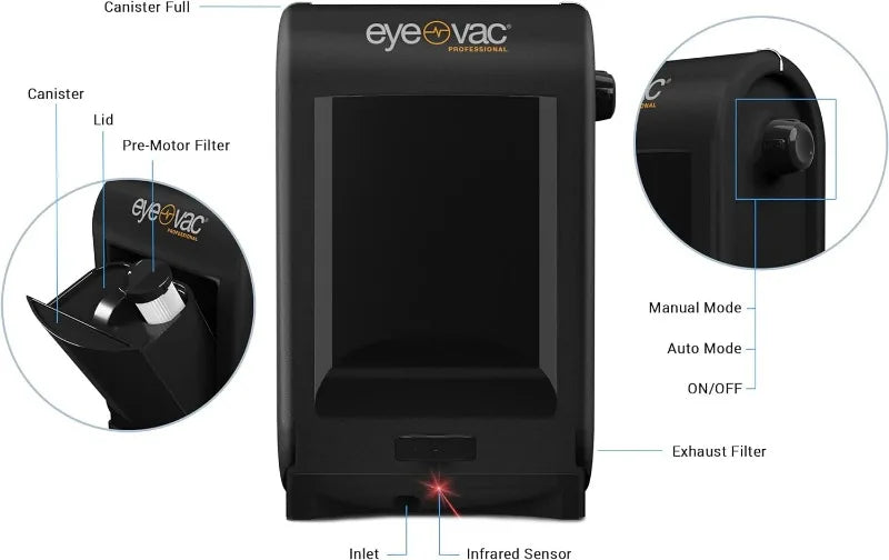 EyeVac Pro Touchless Vacuum Automatic Dustpan Ultra Fast Powerful