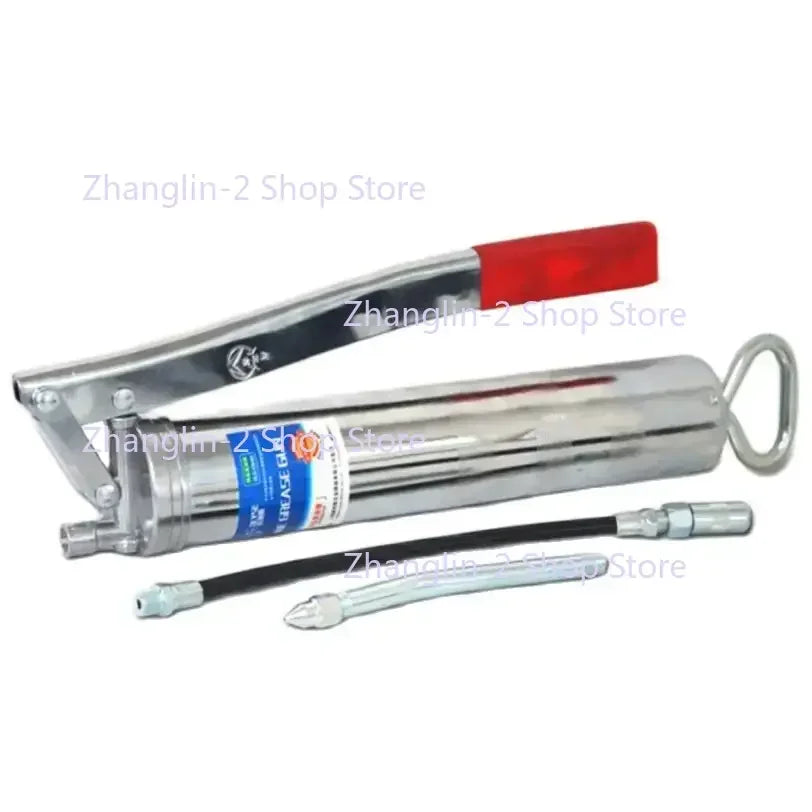 400CC Grease Gun Manual Grease Gun Oil Injection Tool Strength Alloy Steel Vehicle Maintenance and Repair Tools New