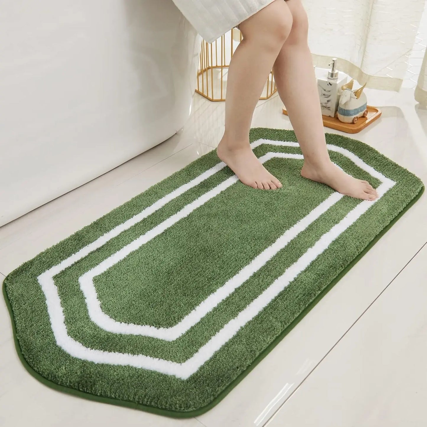 Extra Thick Bath Linen Sets Rugs for Bathroom 24x48 Inches