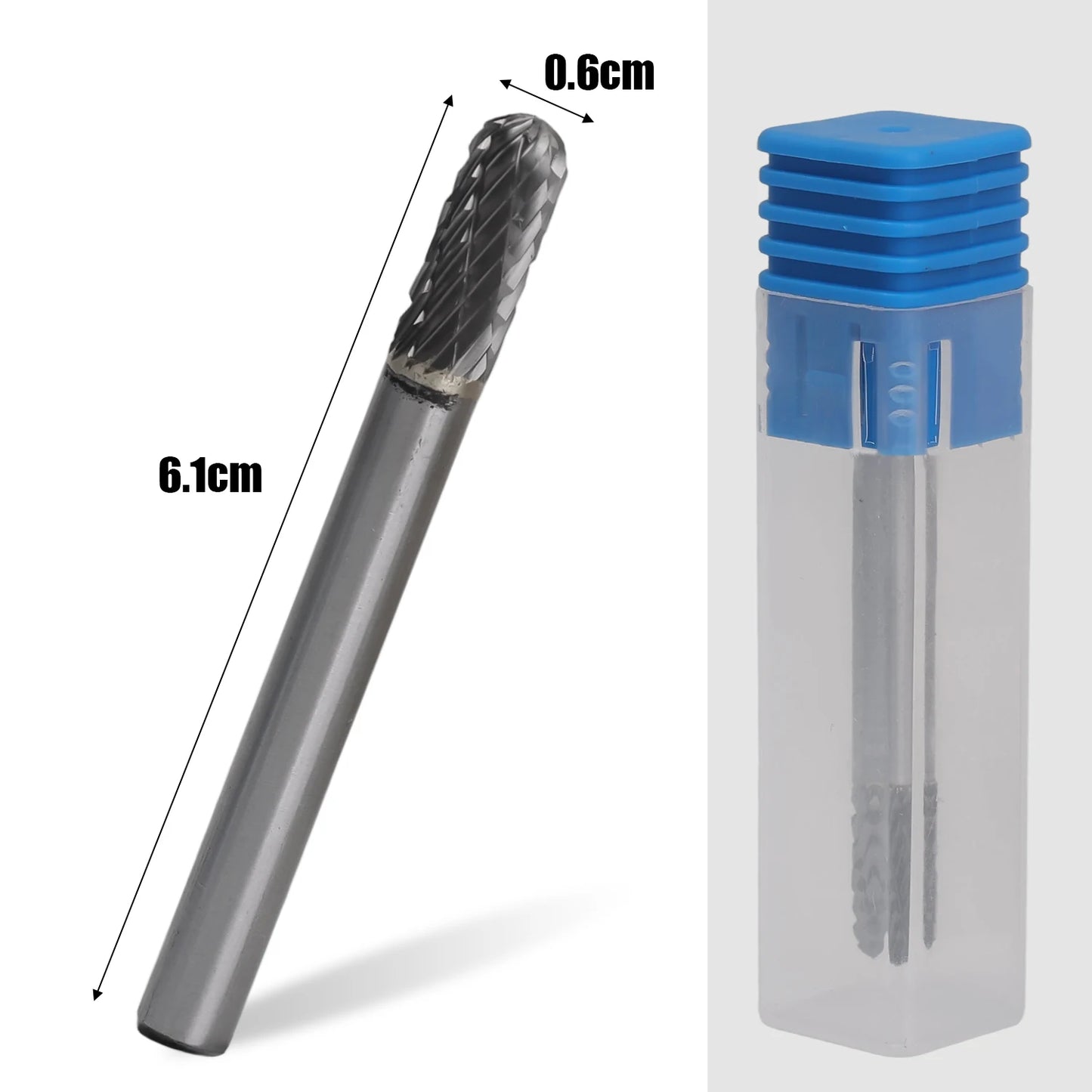 6/8mm Tungsten Carbide Rotary File Grinding Bit Milling Cutter Drill Bit for Metal Wood Stone Polishing Wheel Carving Tools