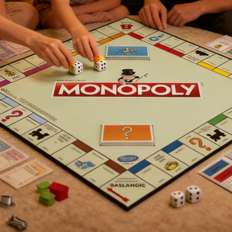 Hasbro Monopoly Classic Real Estate Tycoon Board Game Monopoly Strong Chess Family Party Interactive Puzzle Game
