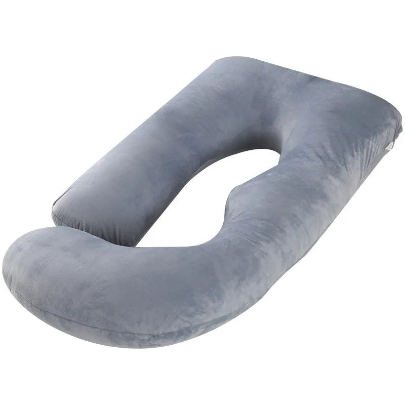 Pregnancy Pillow G Type Maternity Side Sleeper Pillow Waist Belly Support Pillow Removable Cover for Pregnant Women