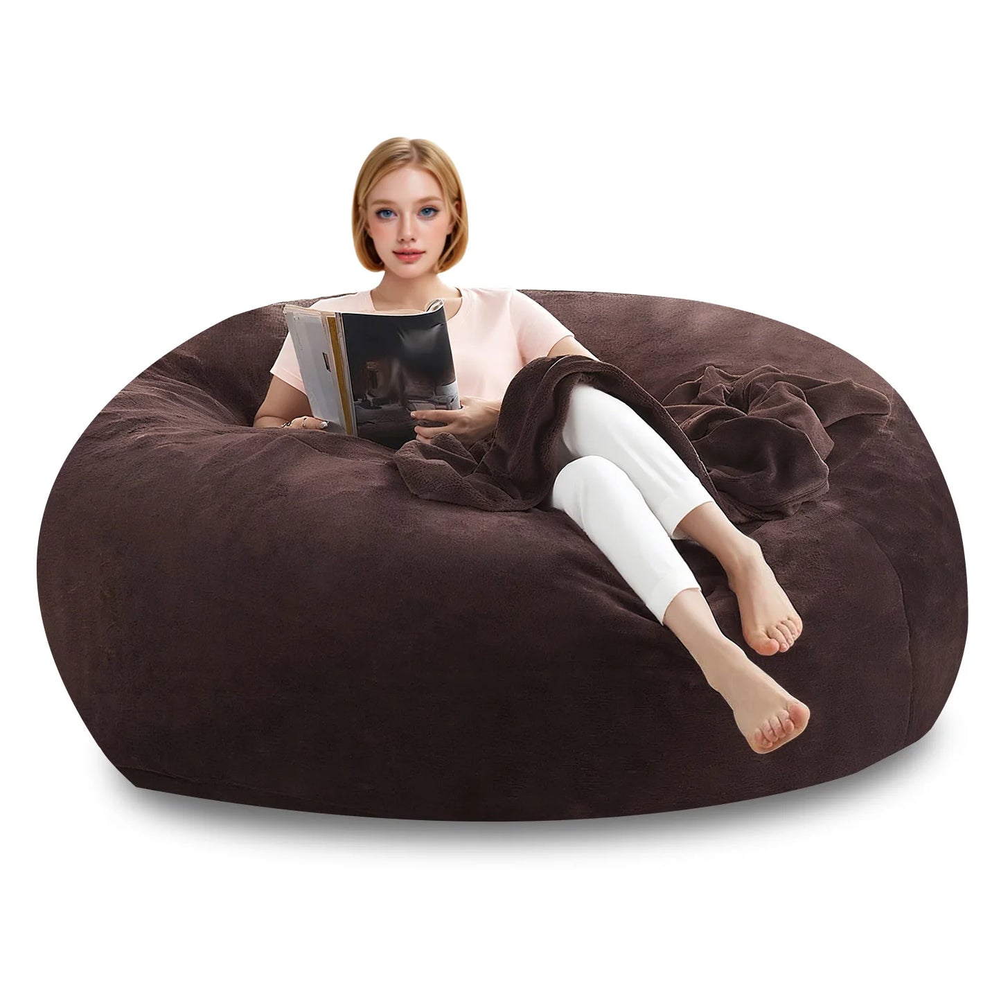 Memory Foam Bean Bag Chair For Superior Plush Comfort