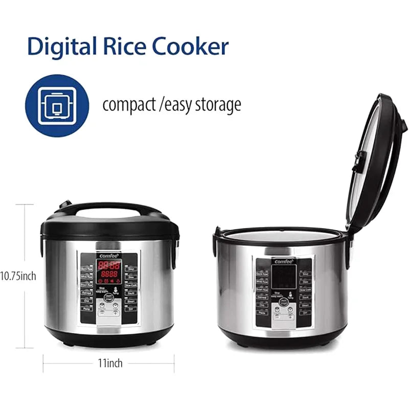Household Rice Cooker 12 Cooking Programs Large Capacity Programmable High-End Rice Cooker