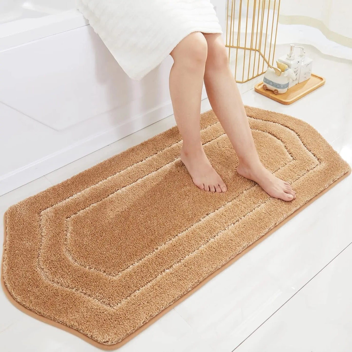 Extra Thick Bath Linen Sets Rugs for Bathroom 24x48 Inches