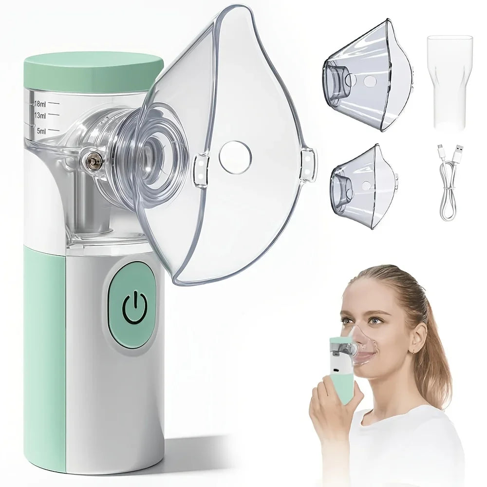 Portable Nebulizer with Delicate, Efficient Atomization - Comfortable to Use, Featuring a High-Value Refined Design, Reusable, and Complete with Multiple Components, Nebulizer for Asthma, Nebulizer Machine for, Portable Nebul