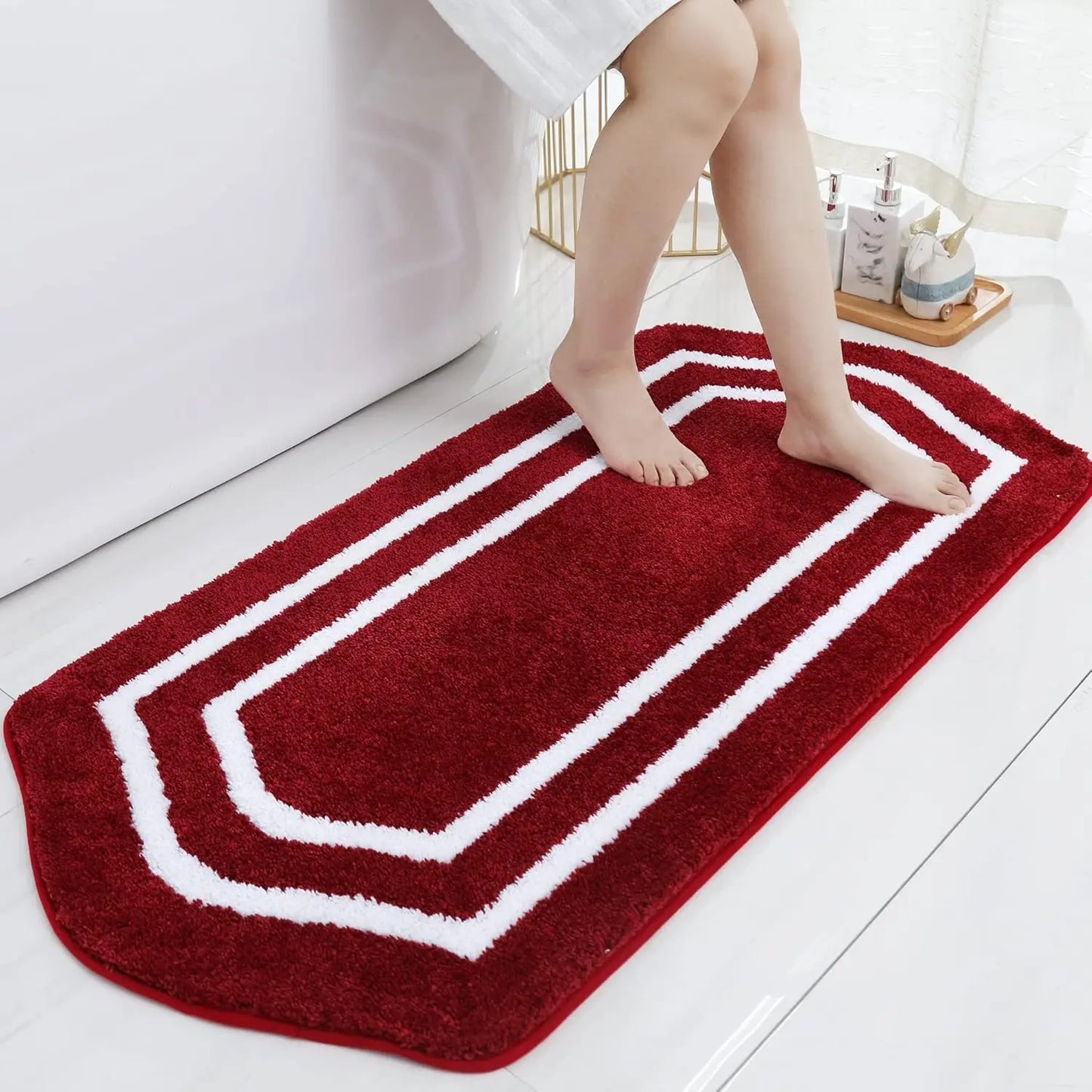 Extra Thick Bath Linen Sets Rugs for Bathroom 24x48 Inches