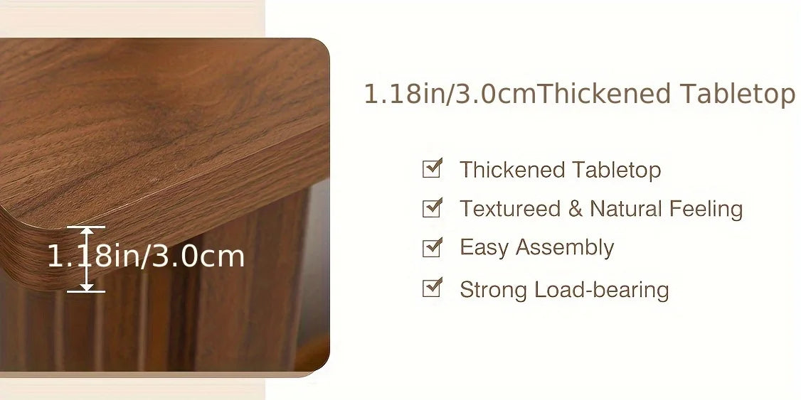 Mid Century Narrow Entryway Console Table, 43.3" Fluted Wood Couch Table Behind Sofa Long And Skinny for Living Room