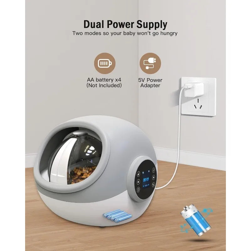 Automatic Cat Feeder with Microchip - Prevents Food Stealing