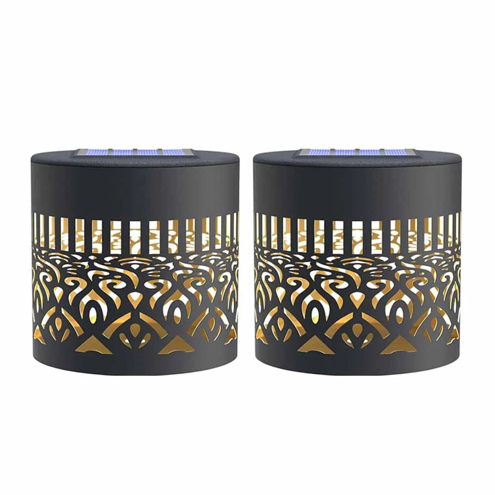 Outdoor LED Solar Fences and Wall Lights, Metal Mandala Lights, for Gardens, Lawns, Estates, Fences, Corridors, Lawns, Porches