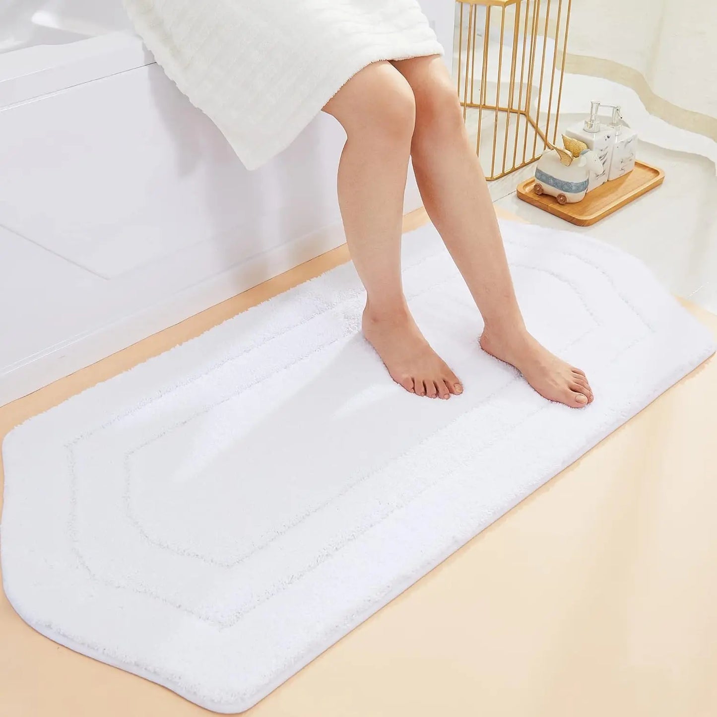 Extra Thick Bath Linen Sets Rugs for Bathroom 24x48 Inches