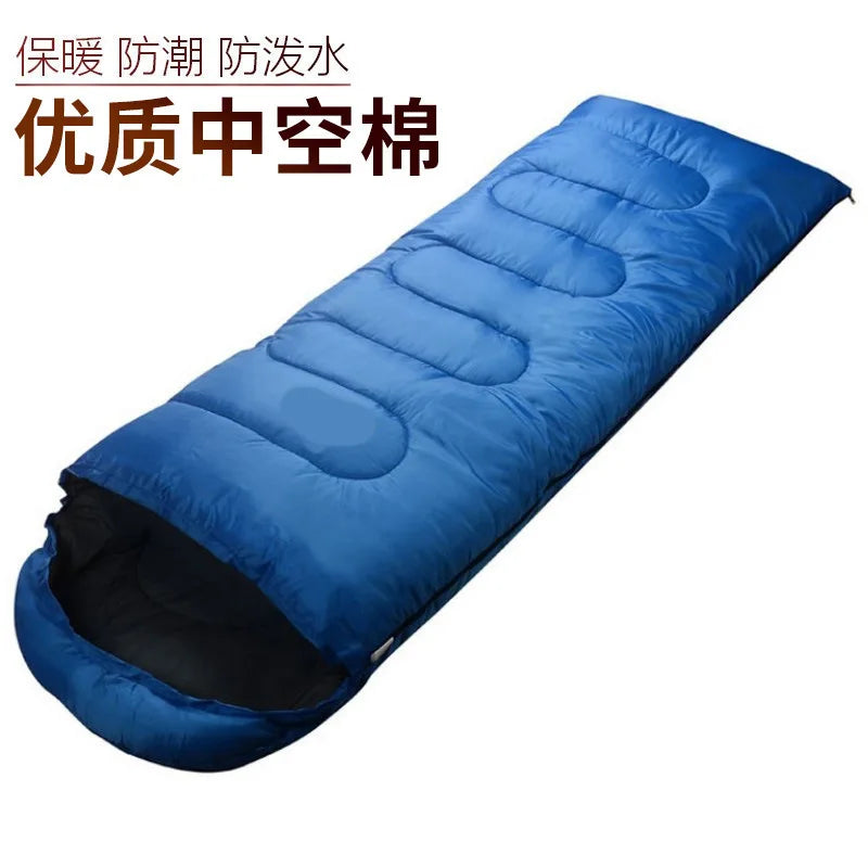 Envelope Sleeping Bag Cotton Summer Camping Sleeping Bag Lightweight Family Outdoor Sleeping Bag Breathable Warm Weather Sleep