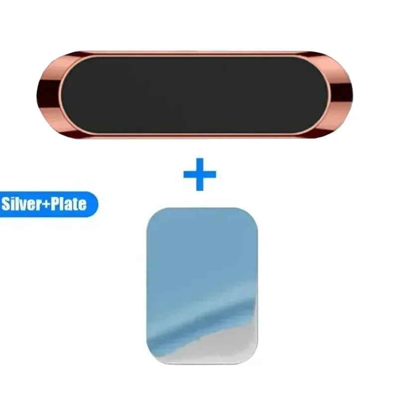 Mini Car Magnetic Phone Holder Stand Portable Universal Bracket Navigation Air Vent Mount for iPhone 16 -12 Samsung S25 Xiaomi